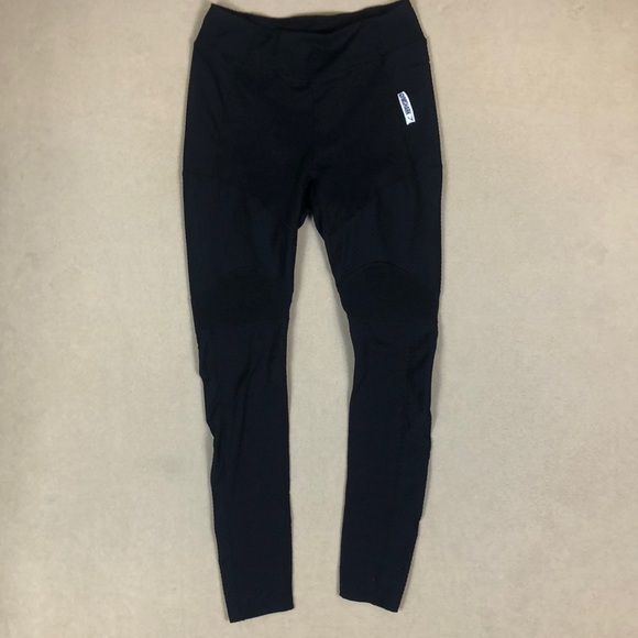 Gymshark Black Stretch Athletic Workout Leggings Women’s‎ size M - Picture 1 of 9